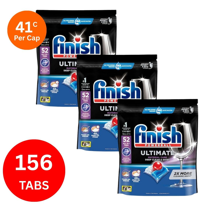 Finish Ultimate x 156 Dishwasher Tablets.