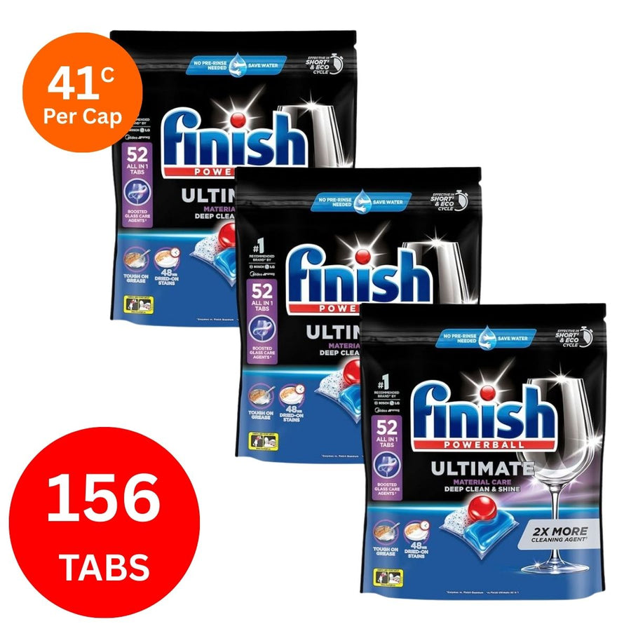 Finish Ultimate x 156 Dishwasher Tablets.