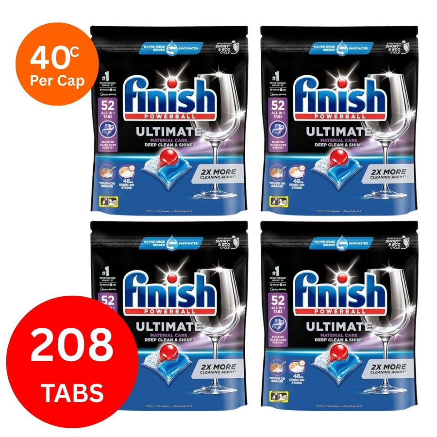 Finish Ultimate x 208 Dishwasher Tablets.