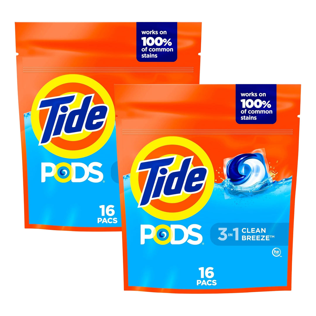 Tide 3 in 1 Clean Breeze x 16 Laundry Pods