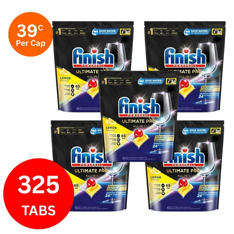 Finish Ultimate Pro x 325 Lemon Dishwasher Tablets.