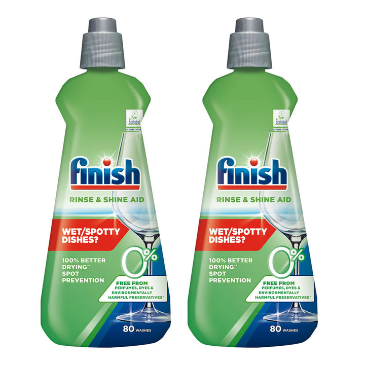 Finish 0% Dishwasher Rinse Aid 400ml