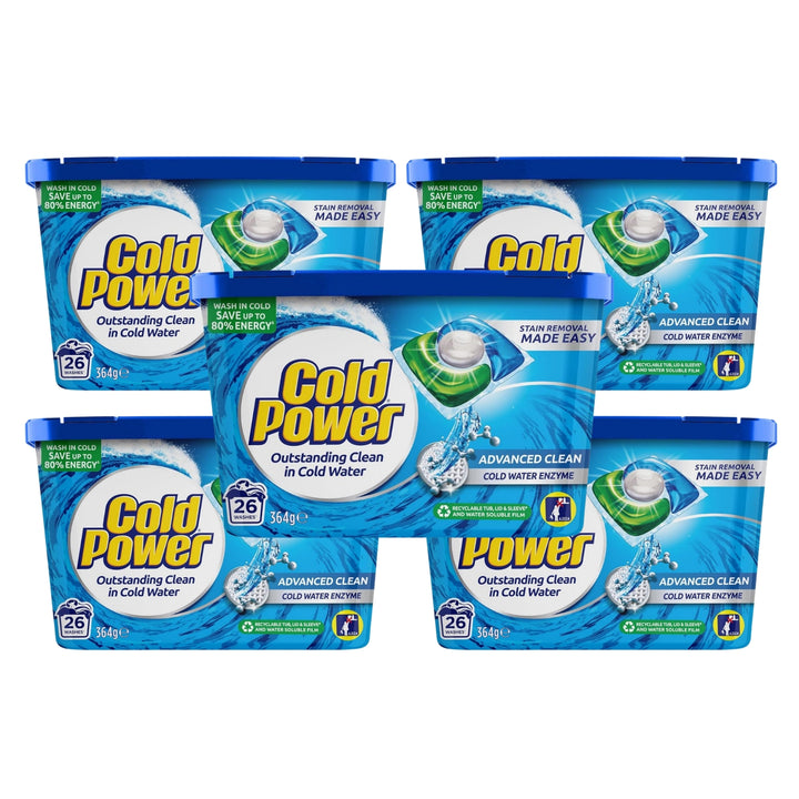 Cold Power Pk26 Laundry Capsules Advancedx5