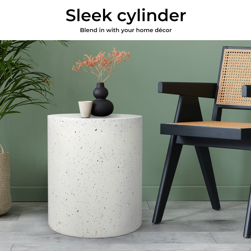 Levede Side Table Terrazzo Round End - Levede