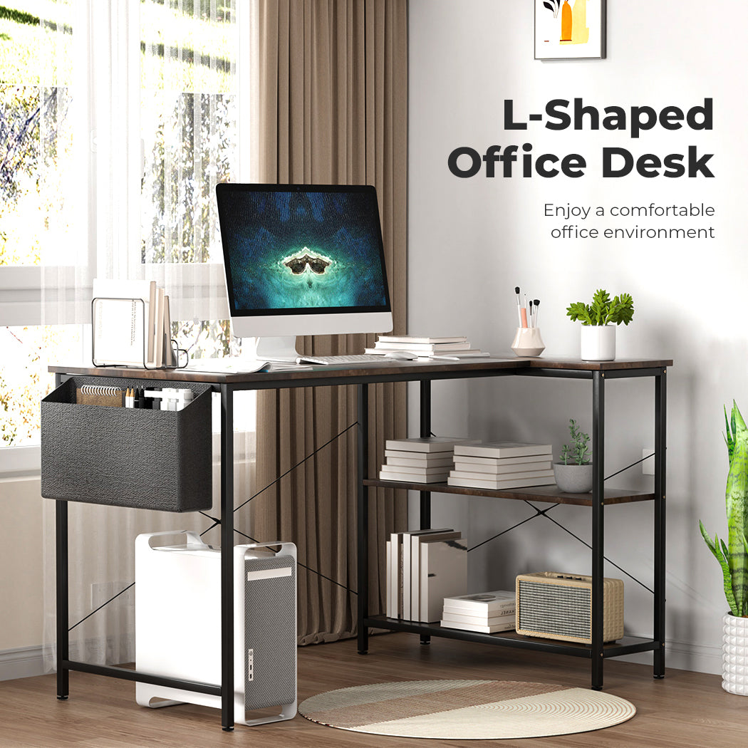 Levede L Shaped Computer Desk Corner Home Desk - Levede