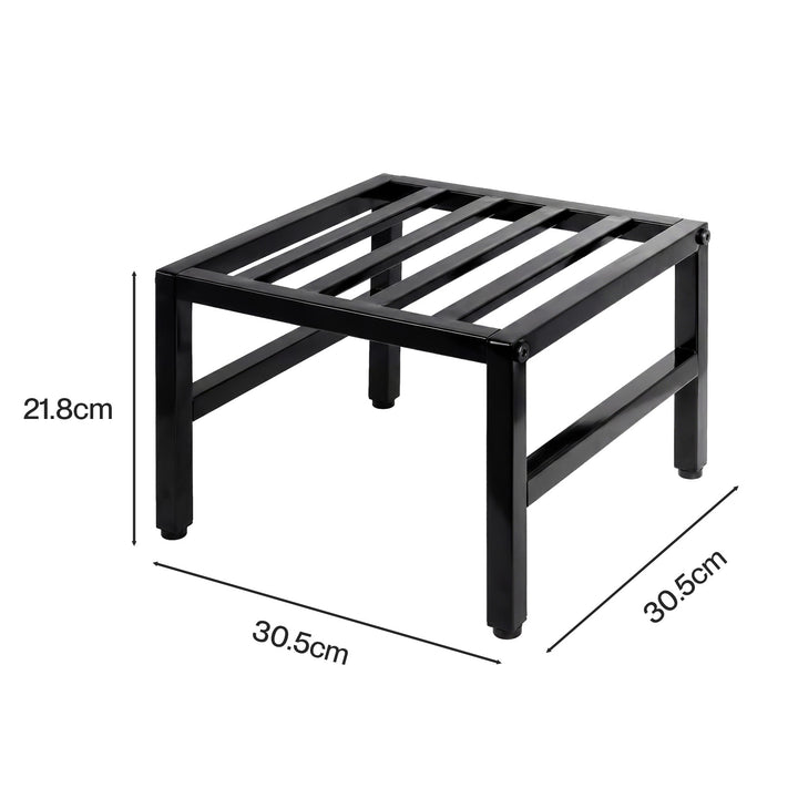 Plant Stand 3 Tier Outdoor Carbon Steel Heavy Duty for Garden Patio Black