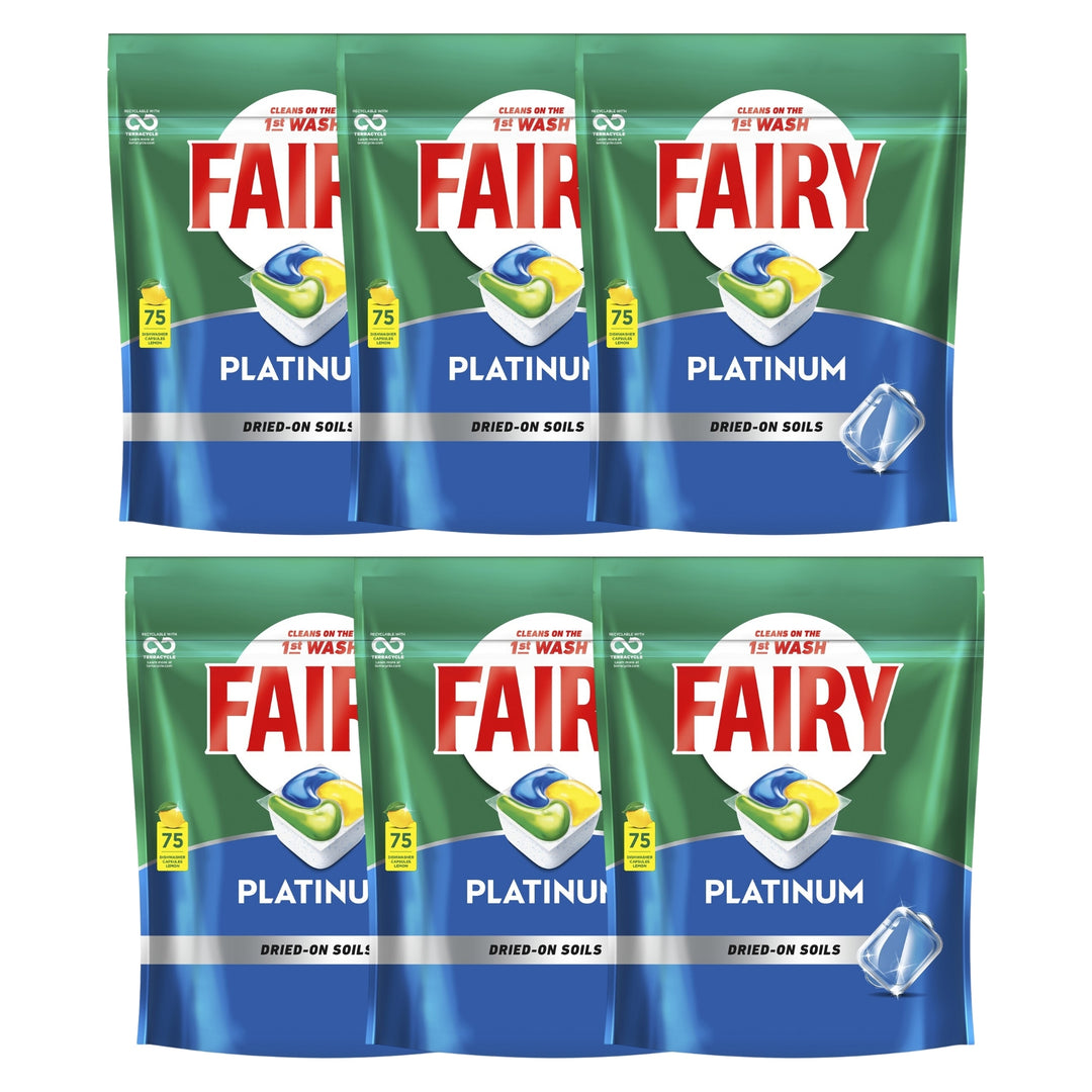 Fairy Platinum x 75 Lemon Dishwasher Tablets