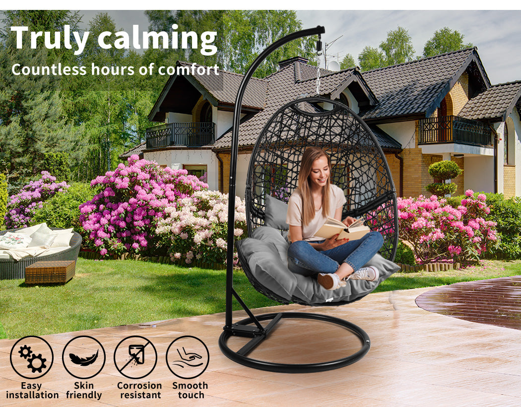 Levede Hanging Swing Egg Chair Outdoor