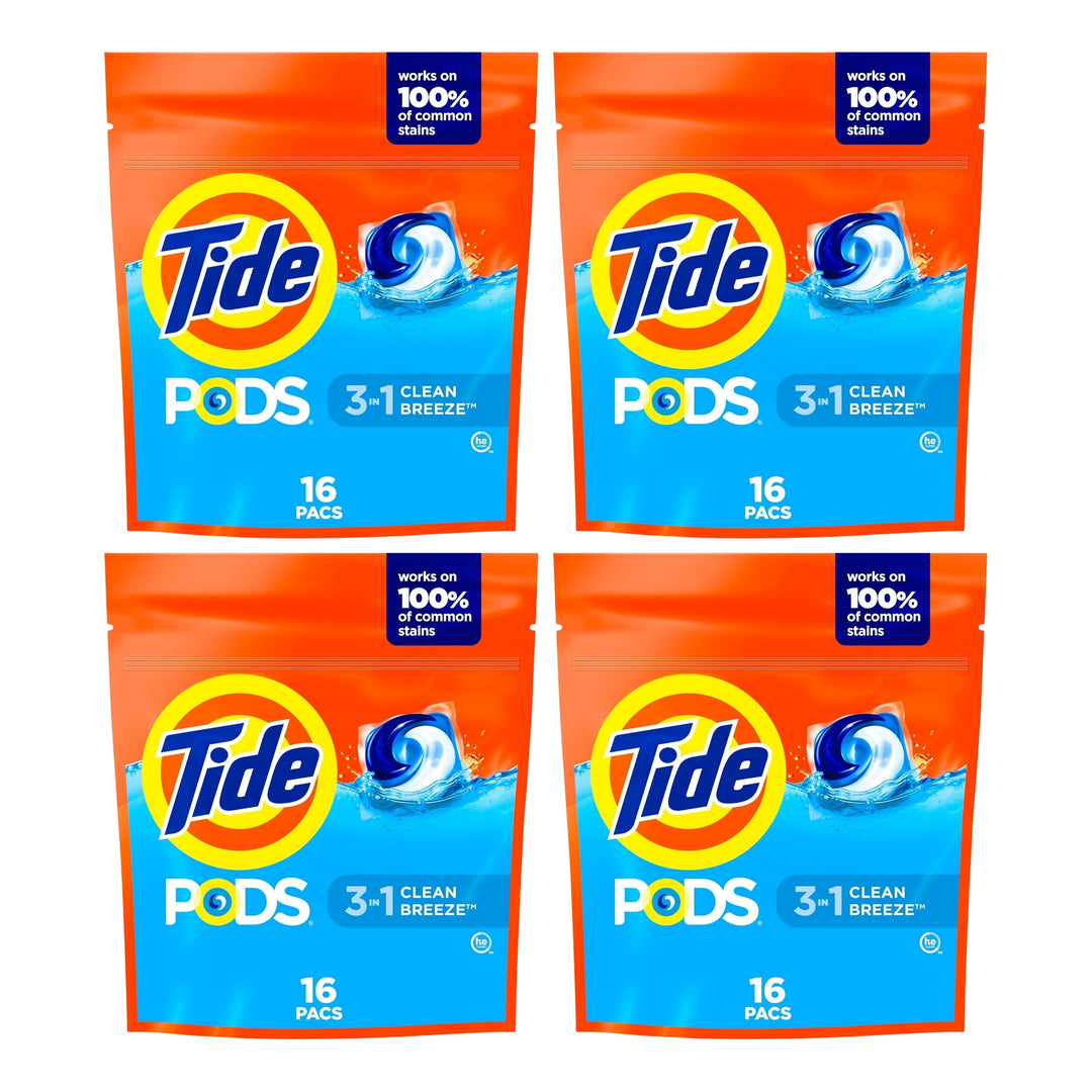Tide 3 in 1 Clean Breeze x 16 Laundry Pods