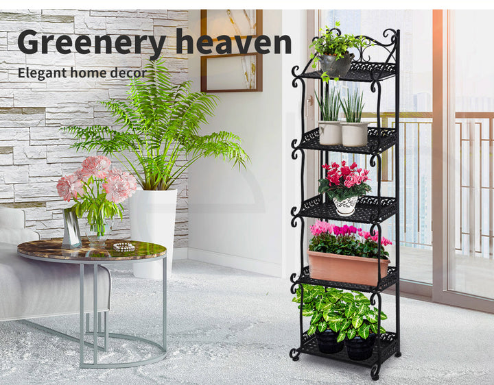 Levede Plant Stand 5 Tiers Outdoor Indoor - Levede