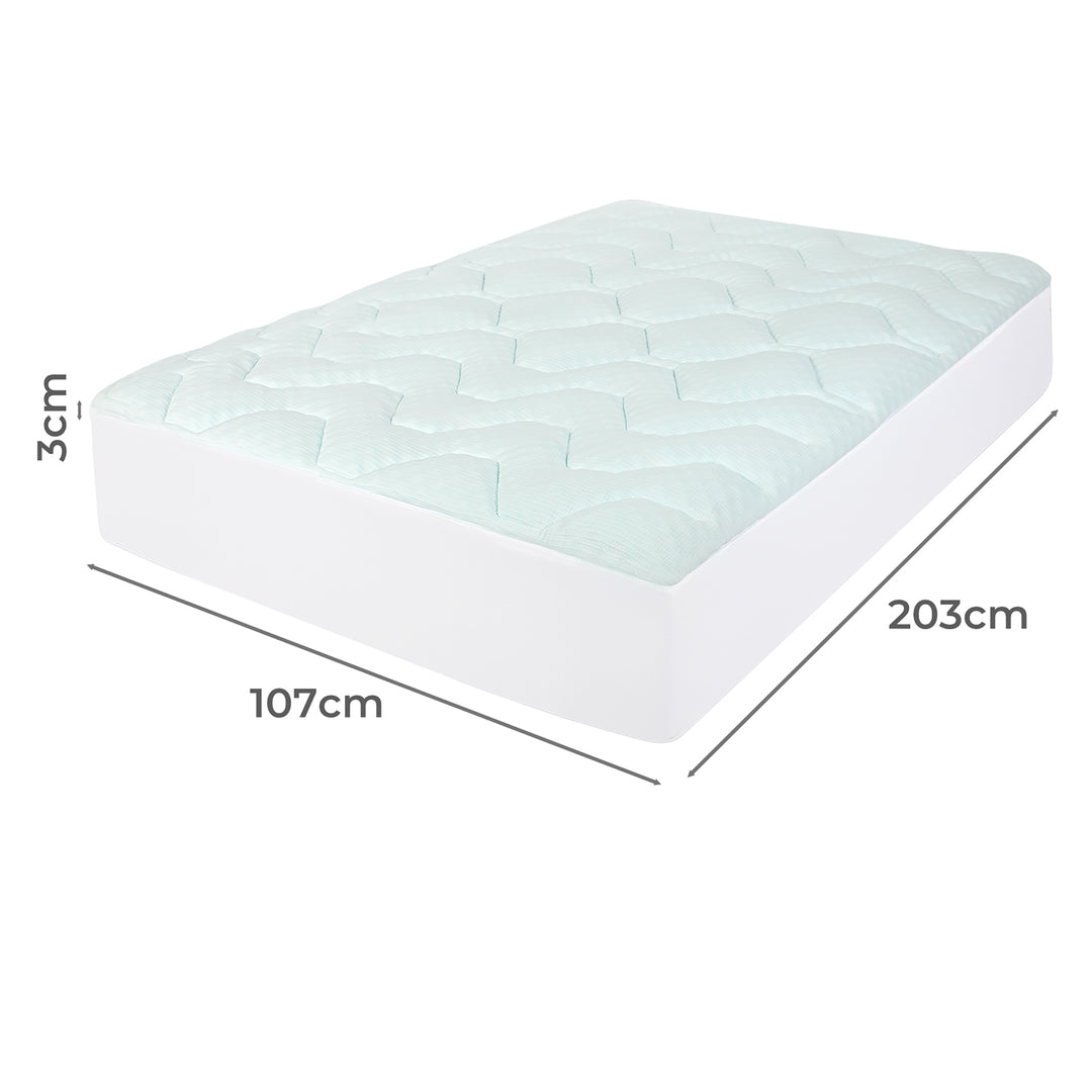 Mattress Topper Pillowtop Memory Foam Cover Bed Protector King Single