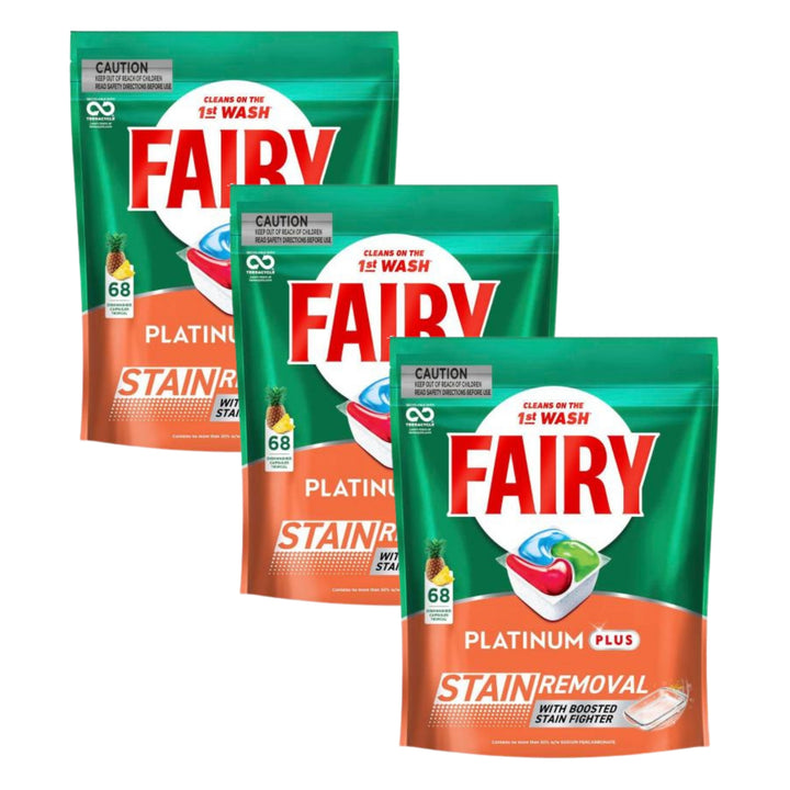 Fairy Platinum Plus x 68 Tropical Dishwasher Tablets