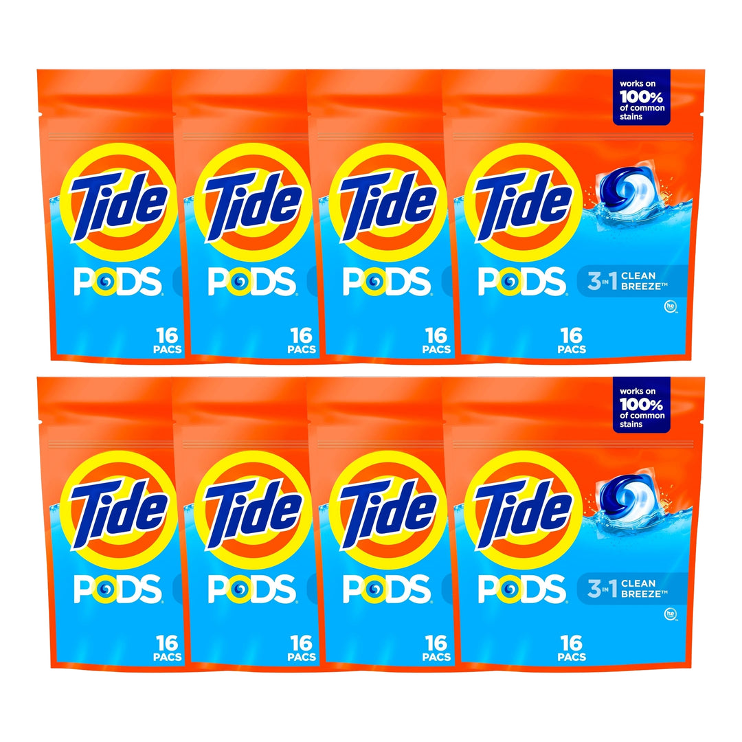 Tide 3 in 1 Clean Breeze x 16 Laundry Pods