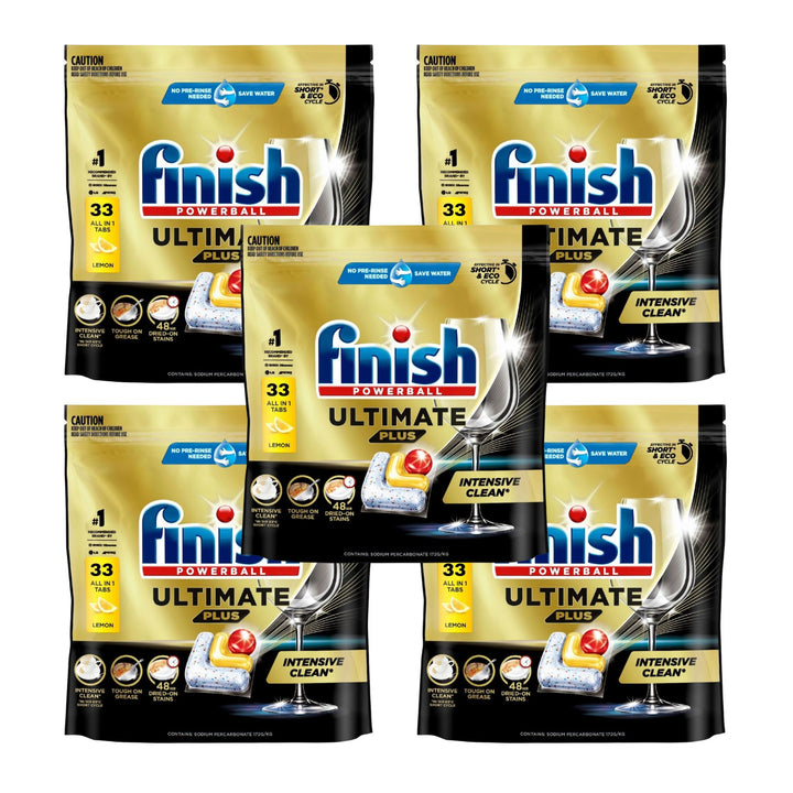 Finish Ultimate Plus x 33 Lemon Dishwasher Tablets