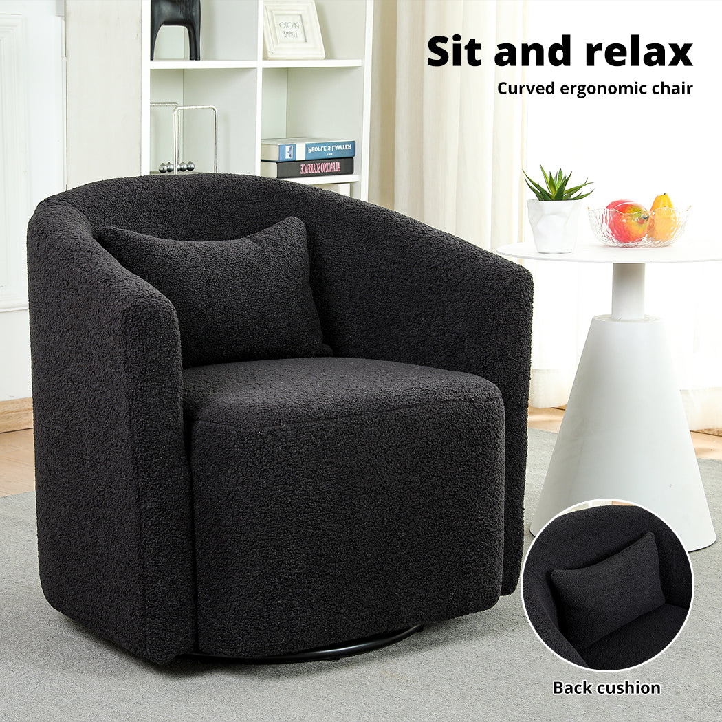 Swivel Barrel Armchair Tub