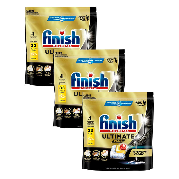 Finish Ultimate Plus x 33 Lemon Dishwasher Tablets