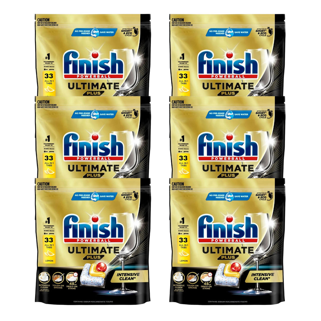 Finish Ultimate Plus x 33 Lemon Dishwasher Tablets