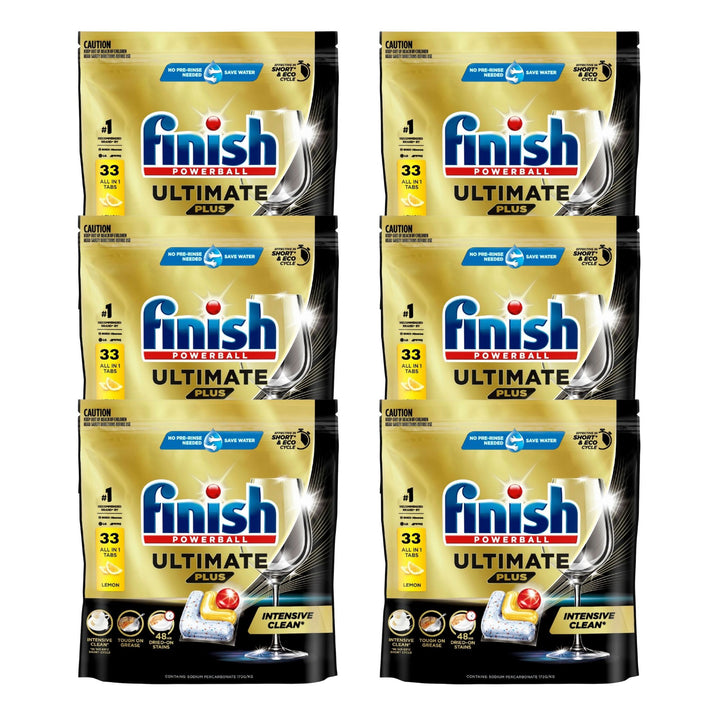 Finish Ultimate Plus x 33 Lemon Dishwasher Tablets