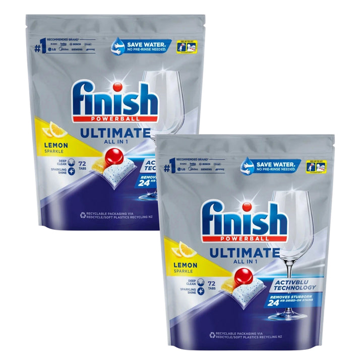 Finish Ultimate All in 1 x 72 Lemon Sparkle Dishwashing Tablets