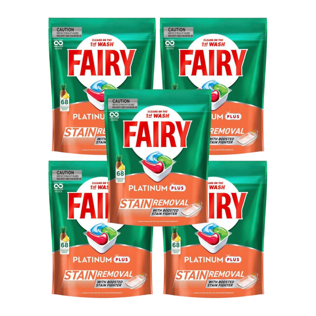 Fairy Platinum Plus x 68 Tropical Dishwasher Tablets