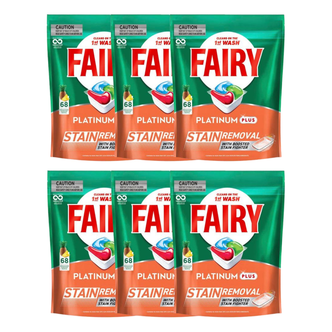 Fairy Platinum Plus x 68 Tropical Dishwasher Tablets