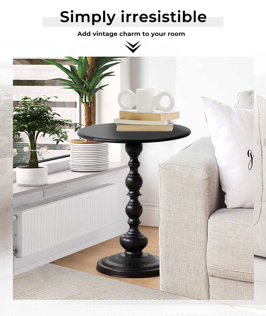 Levede Vintage Side Table Bedside End Table - Levede