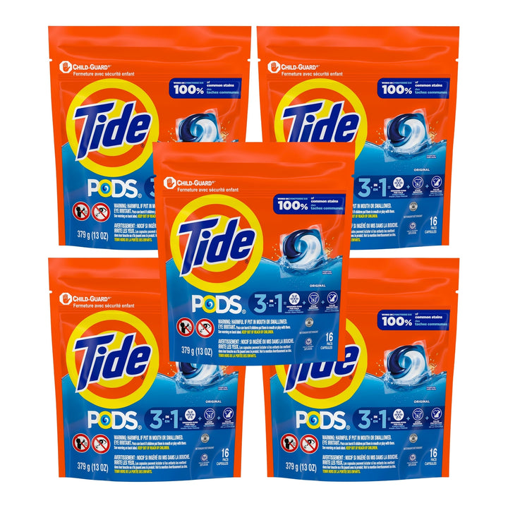 Tide 3 in 1 Original x 16 Laundry Pods