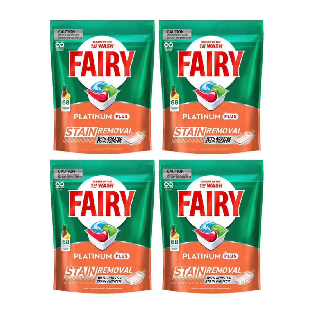 Fairy Platinum Plus x 68 Tropical Dishwasher Tablets