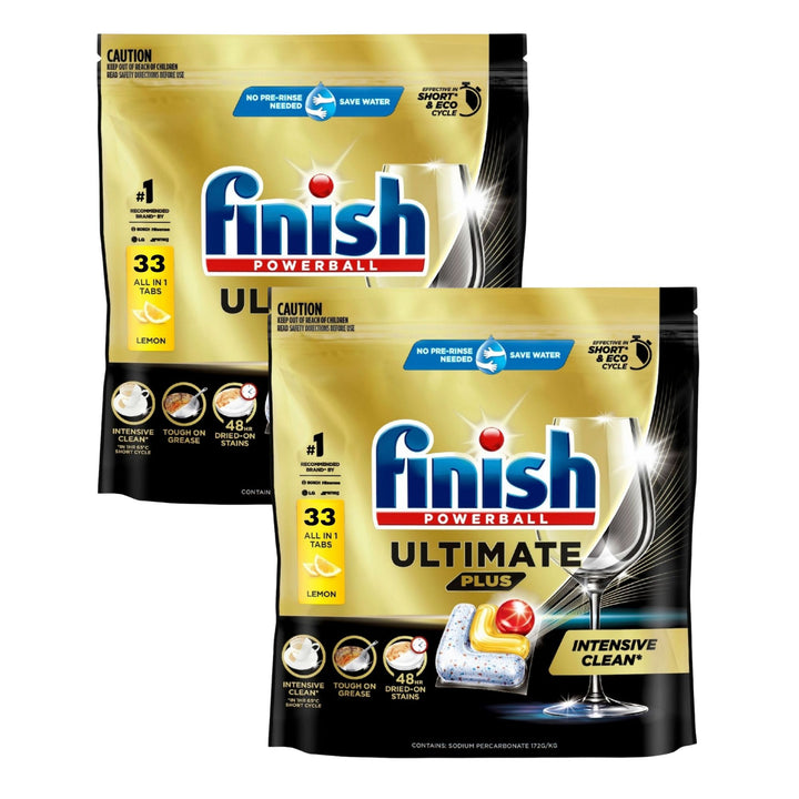 Finish Ultimate Plus x 33 Lemon Dishwasher Tablets