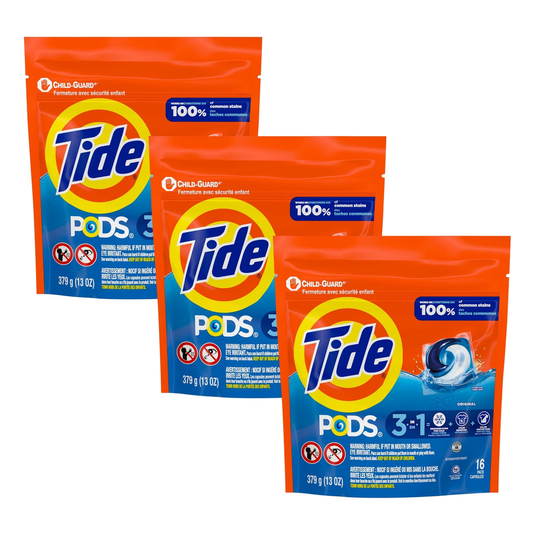 Tide 3 in 1 Original x 16 Laundry Pods