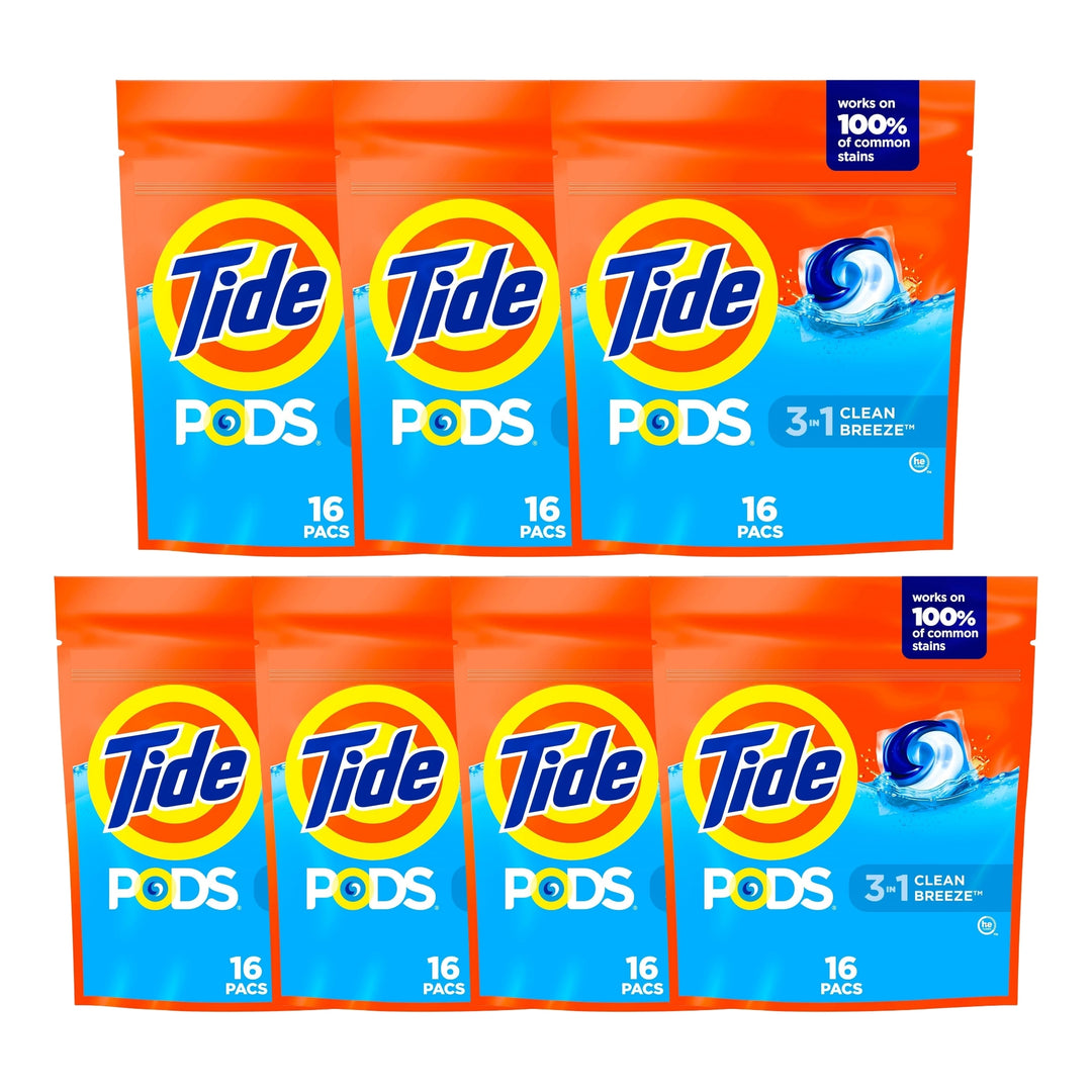 Tide 3 in 1 Clean Breeze x 16 Laundry Pods