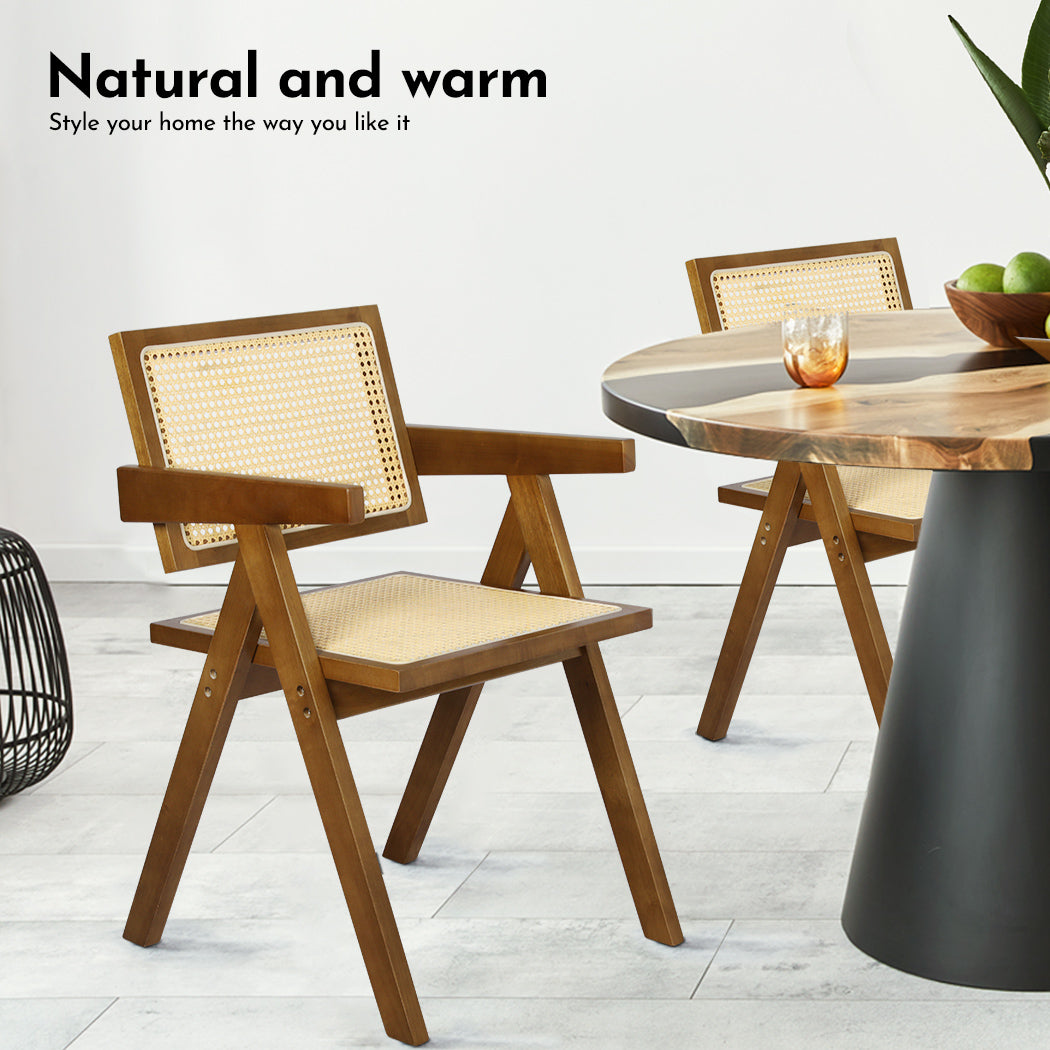 Levede Wicker Dining Chairs – Rattan