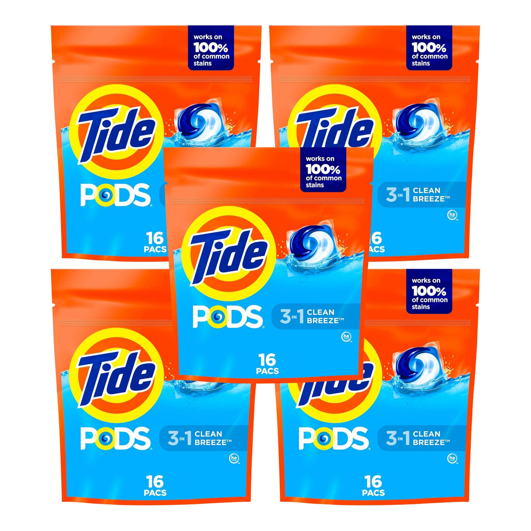 Tide 3 in 1 Clean Breeze x 16 Laundry Pods