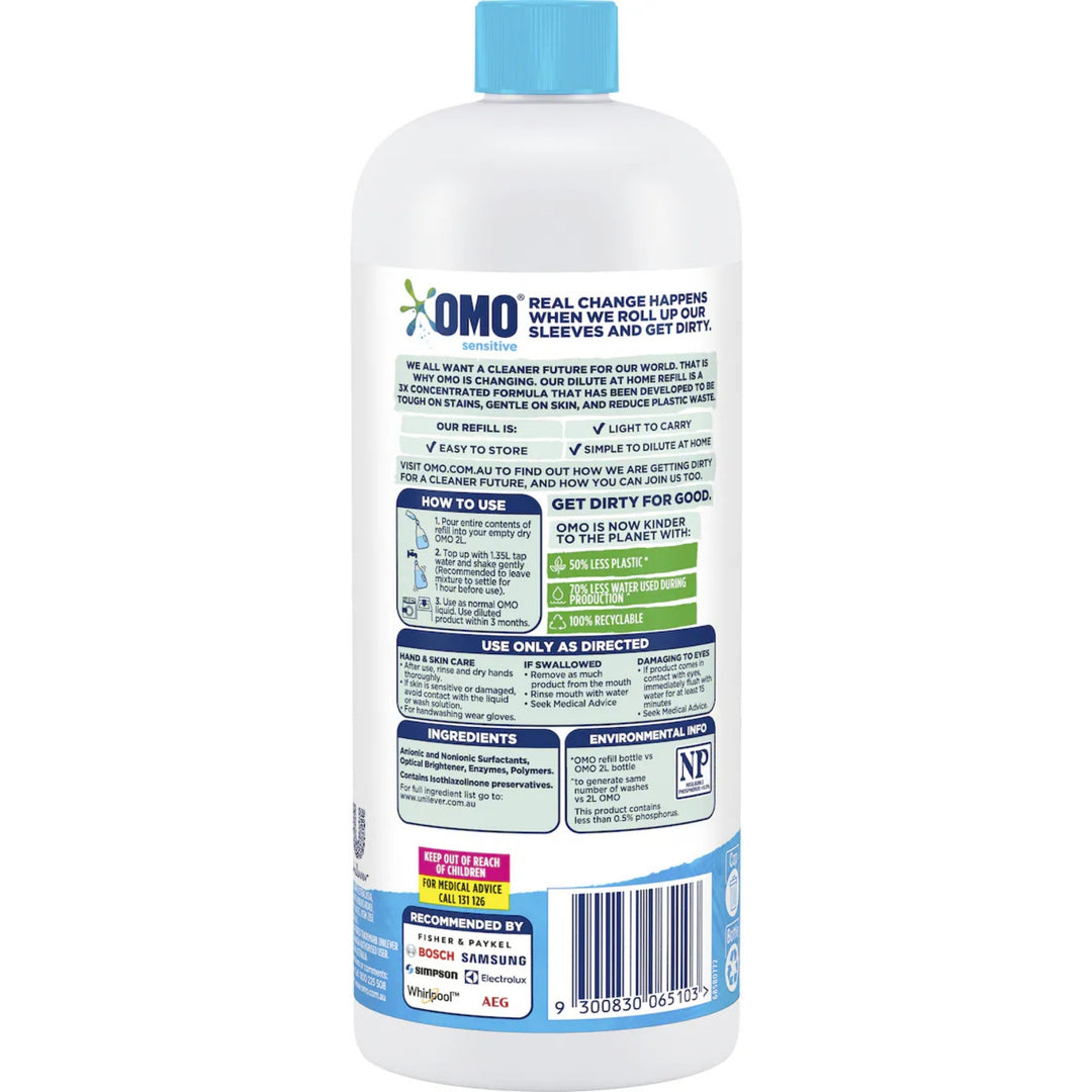 OMO Sensitive Laundry Liquid 665mL