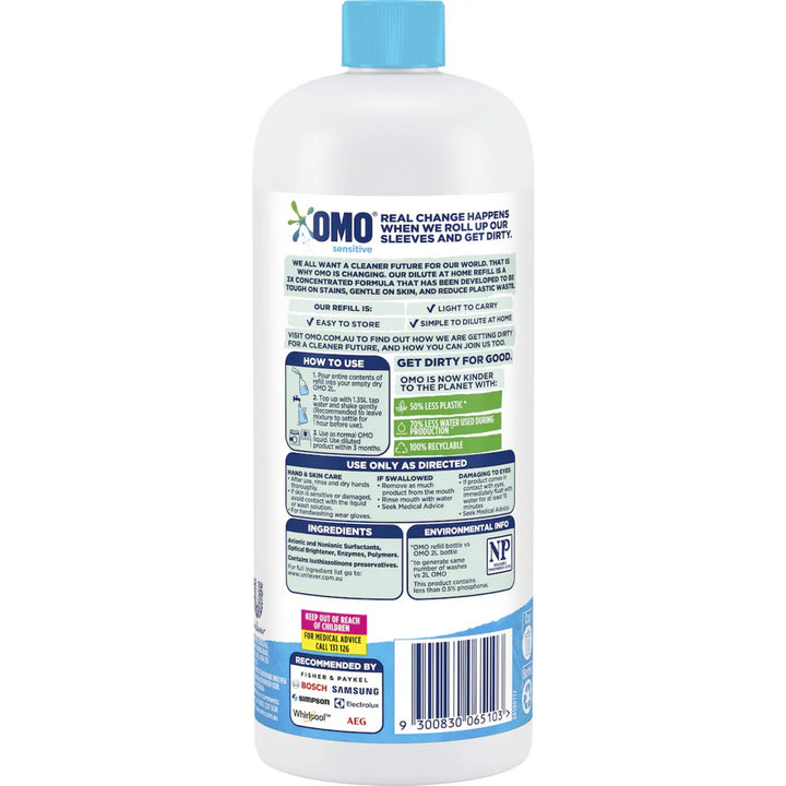 OMO Sensitive Laundry Liquid 665mL
