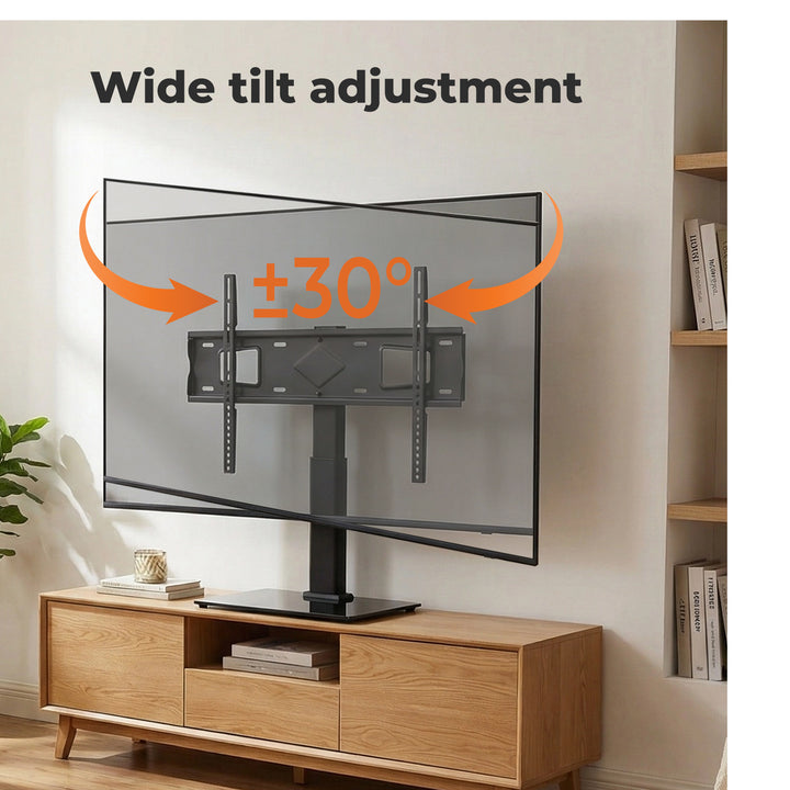 TV Stand with Mount Table Top Bracket Desktop 32 to 75 inch LED