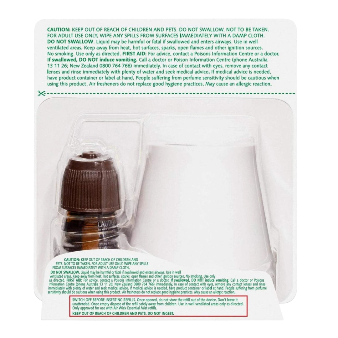 Air Wick Essential Mist Diffuser Peace Lavender Eucalyptus Sage 20mL x4