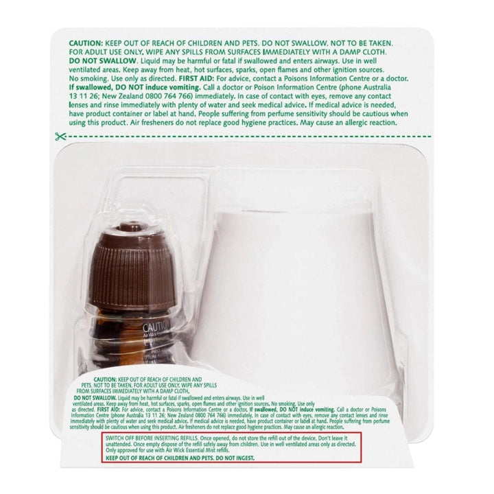 Air Wick Essential Mist Diffuser Peace Lavender Eucalyptus Sage 20mL x4