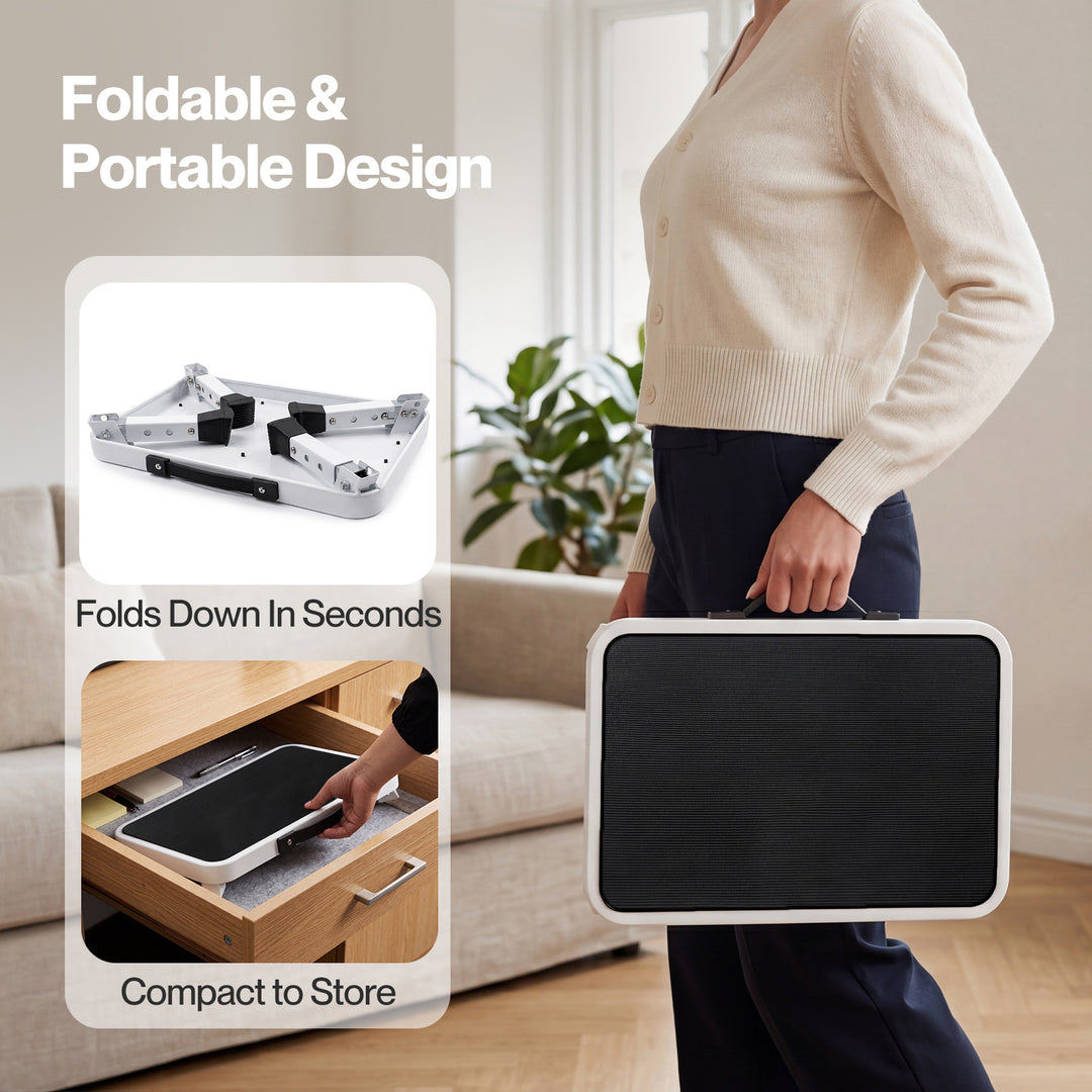 Folding Aluminium Step Stool 150kg 3 Height Adjustable Portable Multi-Use
