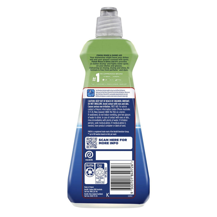 Finish 400mL Rinse Aid 0% x6