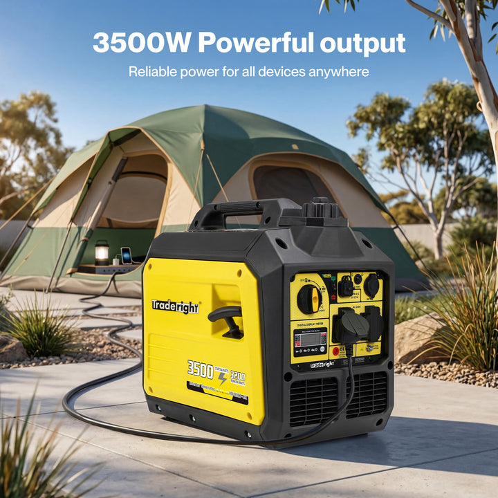 3500W Petrol Inverter Generator Portable Silent Pure Sine Wave Power