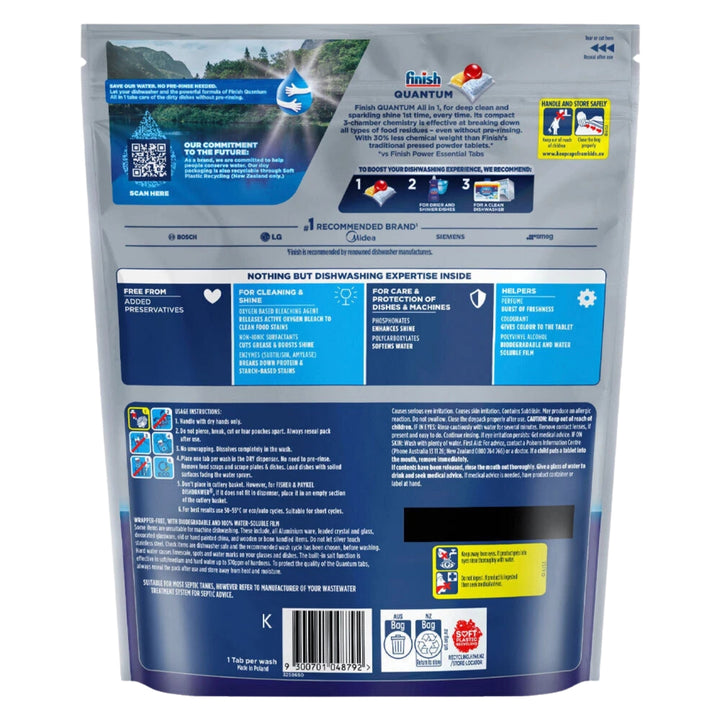 Finish Ultimate All in 1 - Lemon Sparkle Dishwashing Tablets