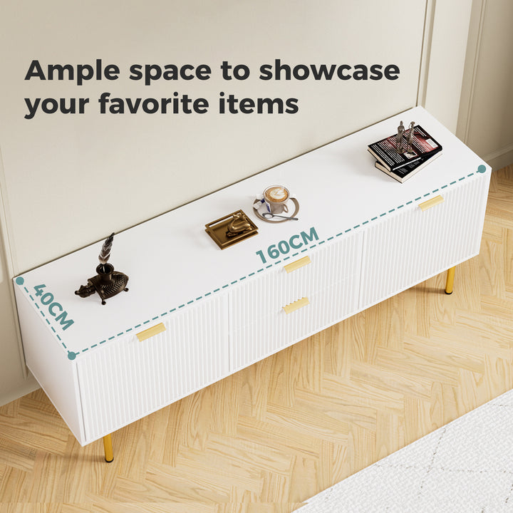 Levede 160cm Entertainment Unit TV Cabinet Stand Storage Drawer Console Table