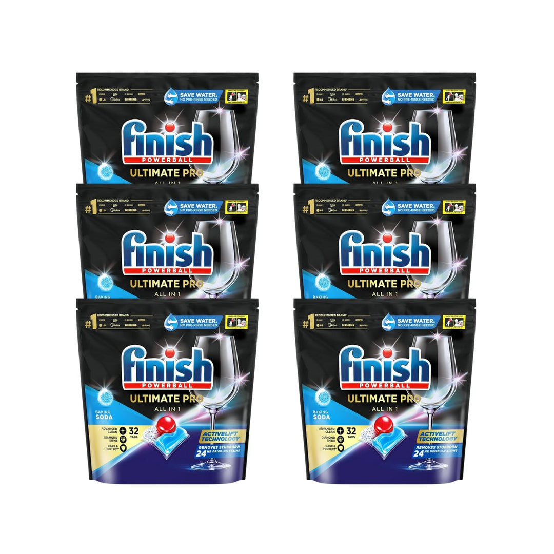 Finish Ultimate Pro 40c/Tab x 192 Baking Soda Dishwasher Tablets.