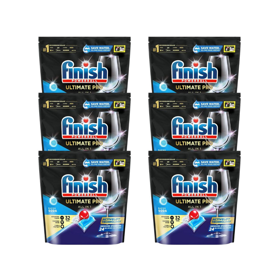 Finish Ultimate Pro 40c/Tab x 192 Baking Soda Dishwasher Tablets.