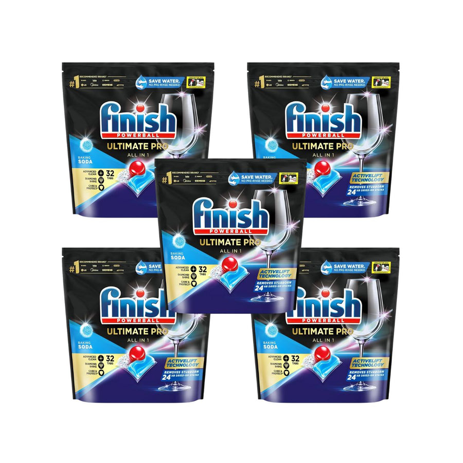 Finish Ultimate Pro 41c/Tab x 160 Baking Soda Dishwasher Tablets.