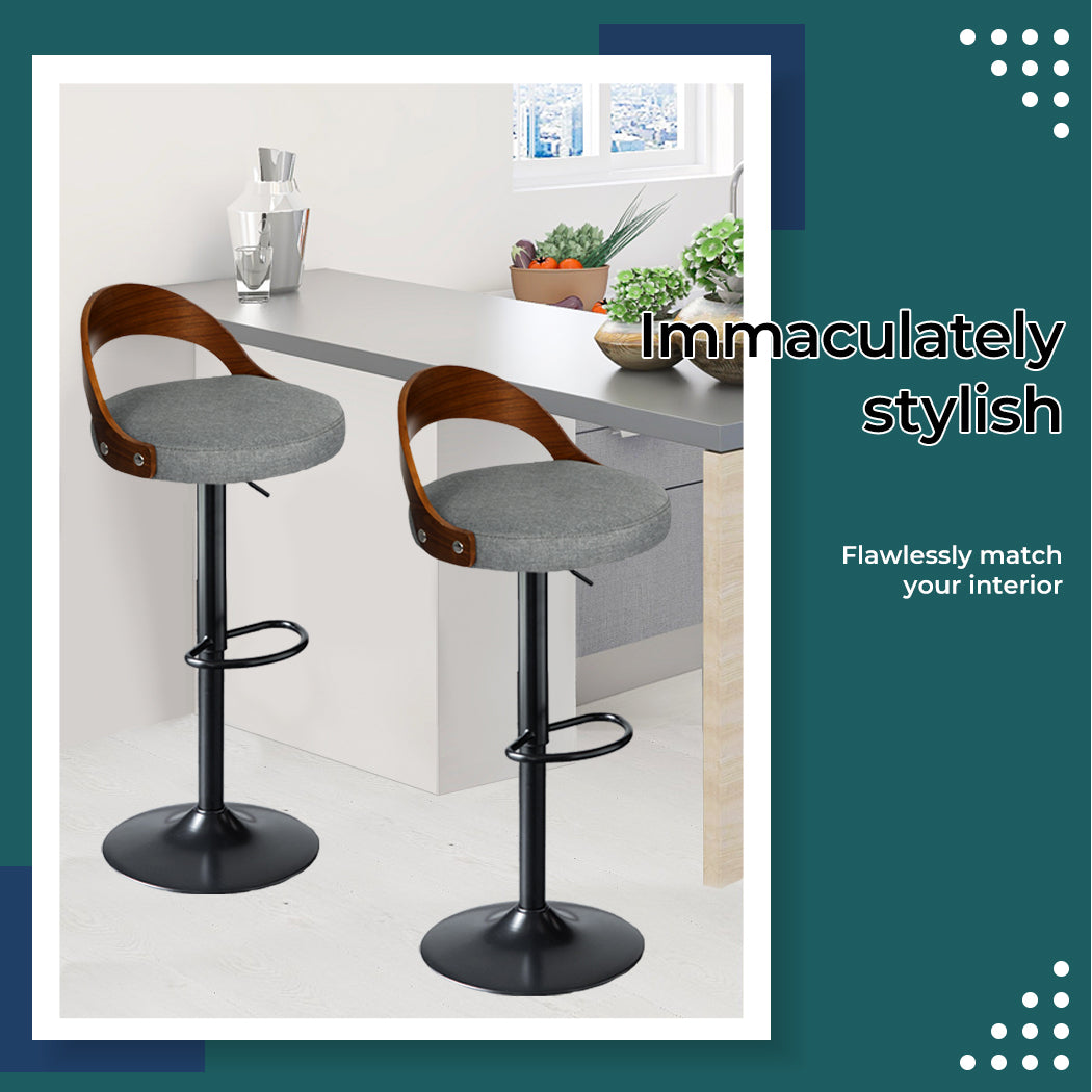 Levede 1x Gas Lift Kitchen Bar Stool - Levede