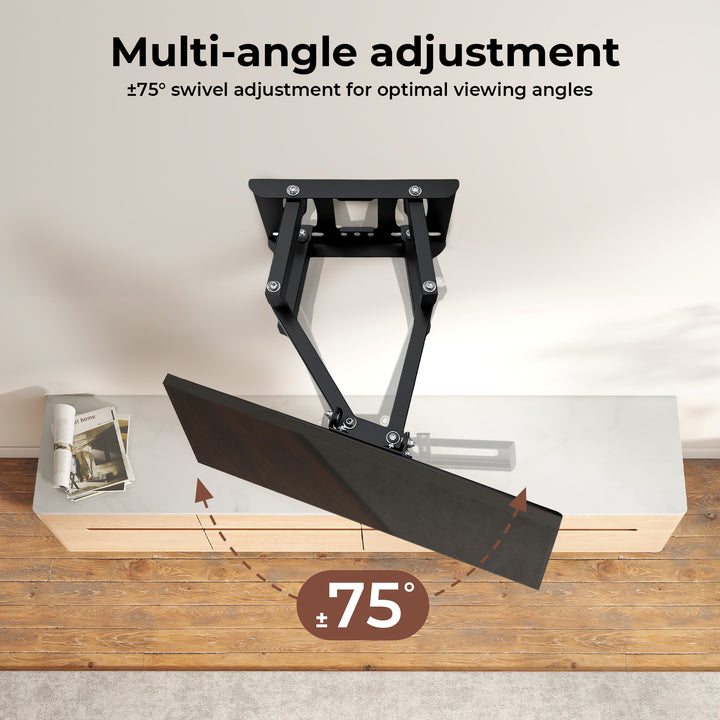 Full Motion TV Wall Mount Bracket Swivel Tilt LED LCD Plasma 32-65 Inch.