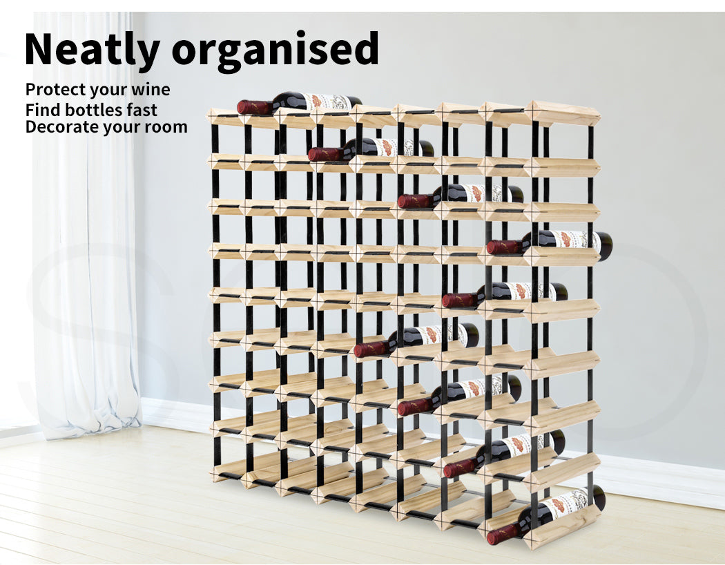 Levede Timber Wine Storage Rack - Levede