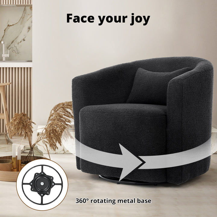 Swivel Barrel Armchair Tub
